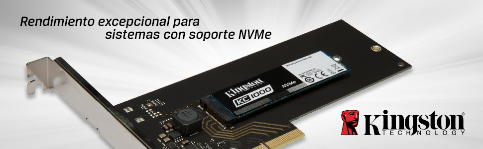Rendimiento excepcional para sistemas con soporte NVMe